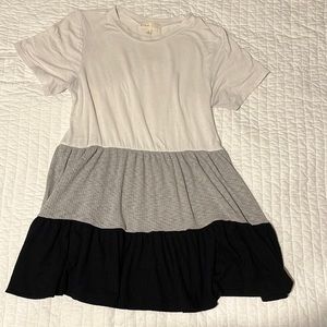 Small boutique multicolor babydoll top